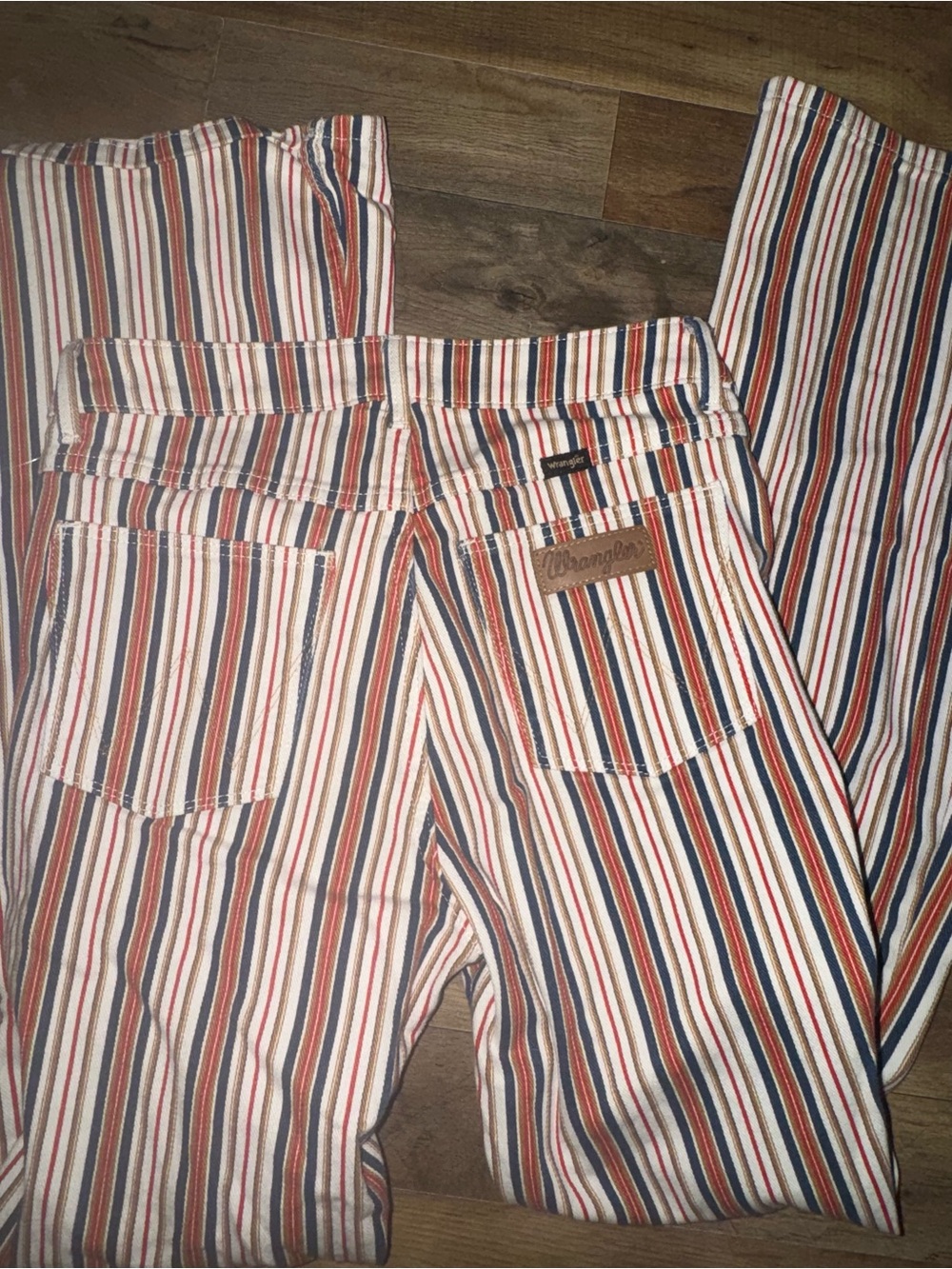 Wrangler Multi-Striped flared jeans